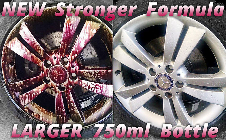 powerful wheel cleaner is 30% stronger